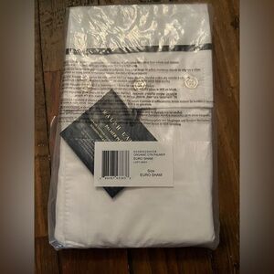 Ralph Lauren Loft gray Euro Sham luxury pillow bedroom